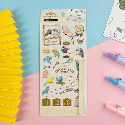 DIY Decoration Transfer Decal Stickers CMYK Colour Pressure Sensitive Sticker