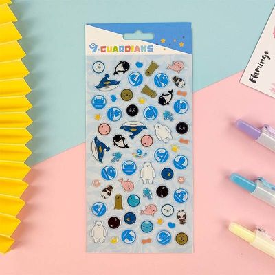 Promotional Gifts Cartoon Animated Stickers Glossy PET PVC Vinyl Sticker