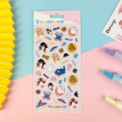 Milky White PVC Photography Wall Stickers Glassine Bottom PVC Sticker Sheets