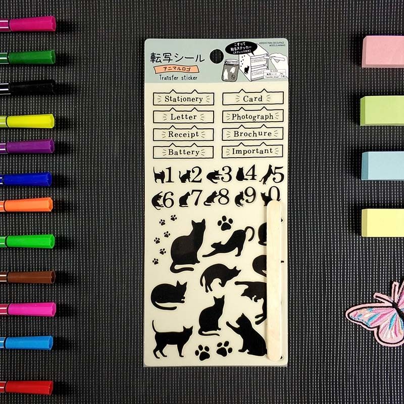 DIY Decoration Transfer Decal Stickers CMYK Colour Pressure Sensitive Sticker